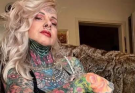 Grandma reveals what she looked like before full body tattoos
